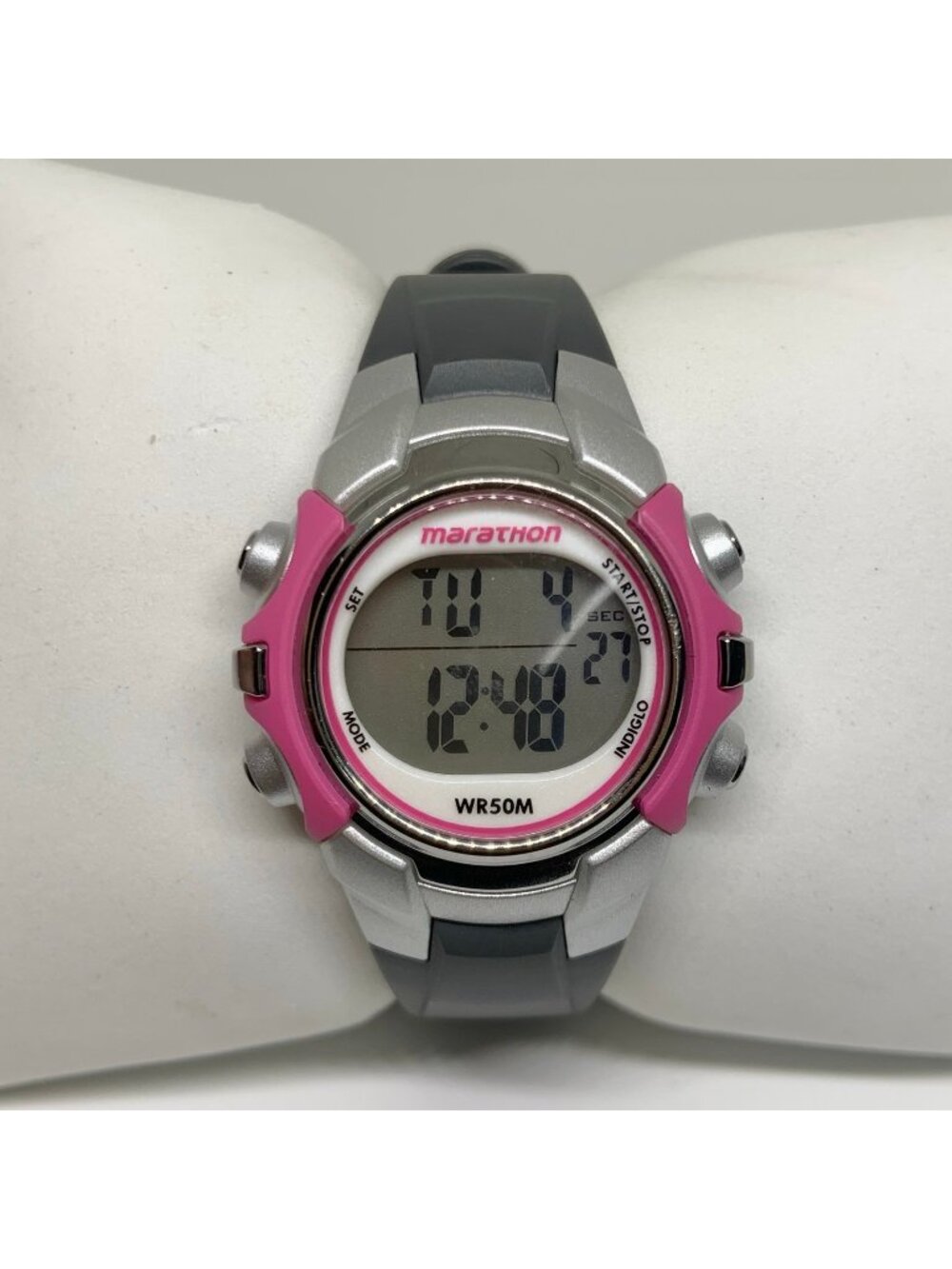 Marathon digital women’s watch two tone 33mm quartz multifunction 50MWR running